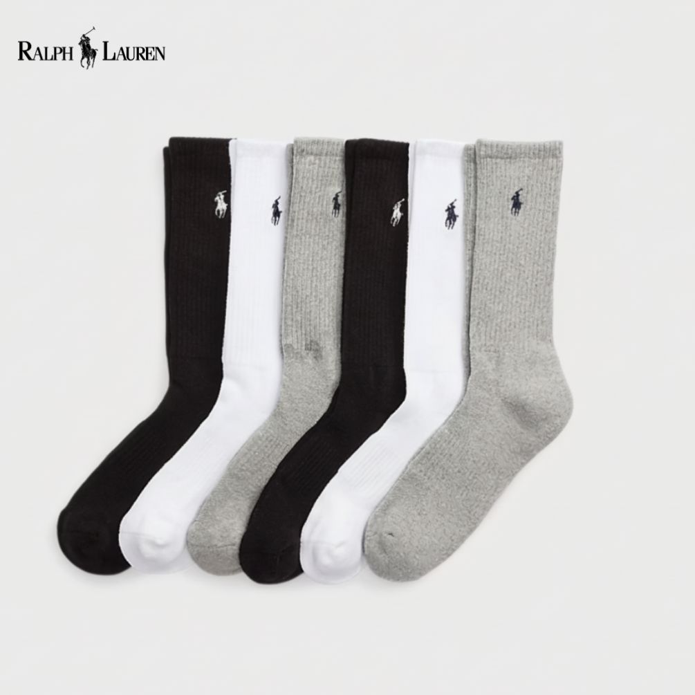 RALPH LAUREN – Chaussettes confort (lot de 6)