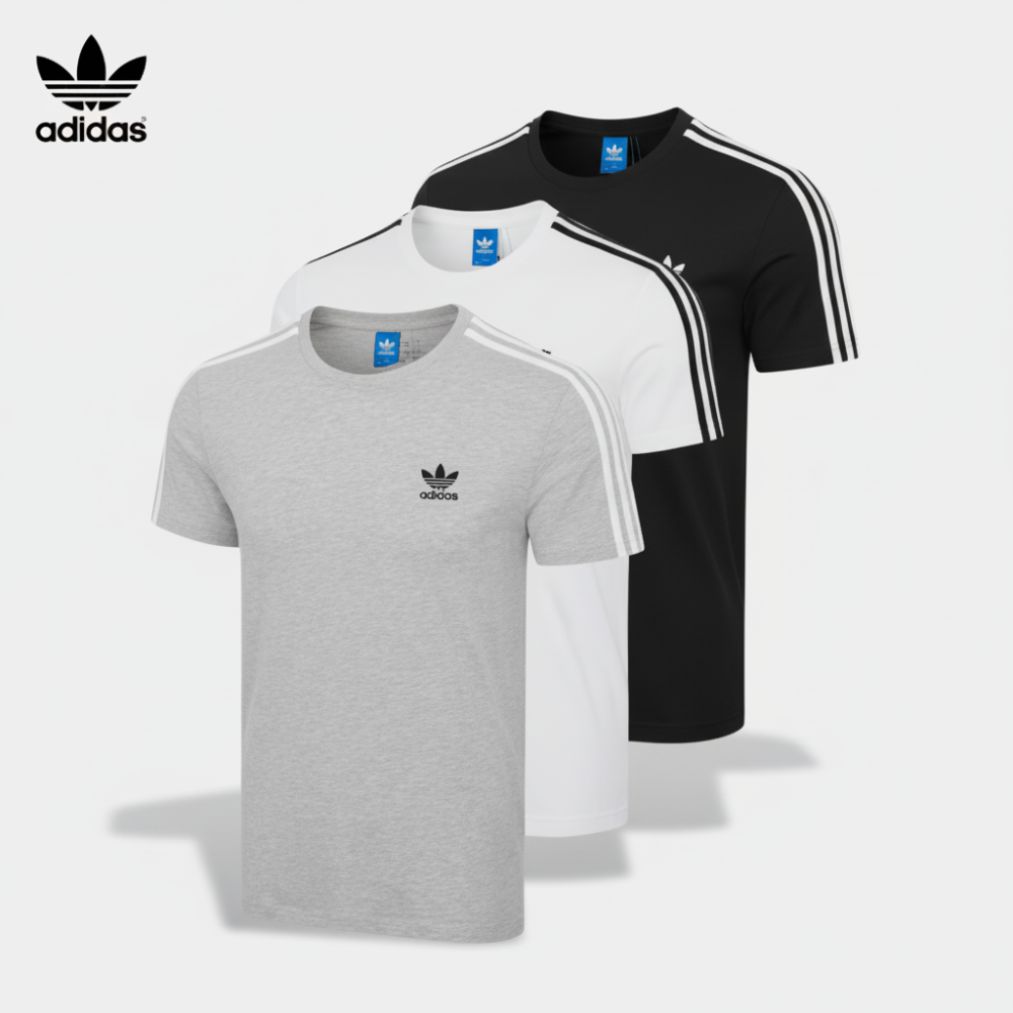 ADIDAS – T-shirts basiques (lot de 3)